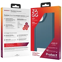 ZAGG Everest Snap Fitted Hard Shell Case with MagSafe for iPhone 15 Plus - Marine Blue