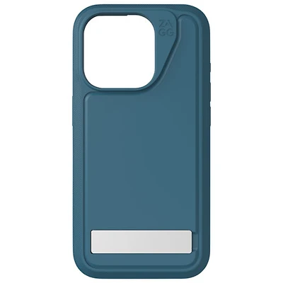 Étui rigide ajusté Everest Snap de ZAGG avec MagSafe pour iPhone 15 Pro - Bleu marine
