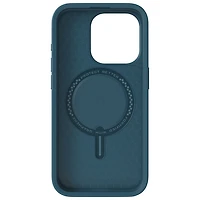 Étui rigide ajusté Everest Snap de ZAGG avec MagSafe pour iPhone 15 Pro - Bleu marine
