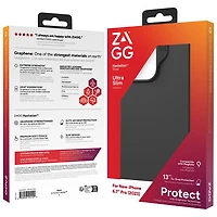 Étui rigide ajusté Manhattan Snap de ZAGG avec MagSafe pour iPhone 15 Pro Max - Noir