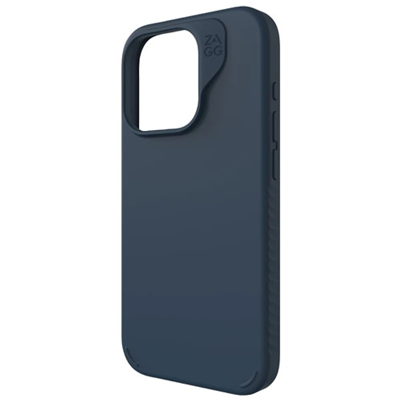 ZAGG Manhattan Snap Fitted Hard Shell Case with MagSafe for iPhone 15 Pro - Navy
