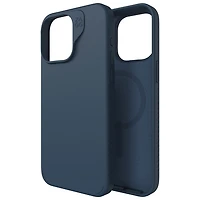 Étui rigide ajusté Manhattan Snap de ZAGG avec MagSafe pour iPhone 15 Pro Max - Bleu marine
