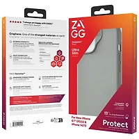Étui rigide ajusté Manhattan Snap de ZAGG avec MagSafe pour iPhone 15 - Sauge