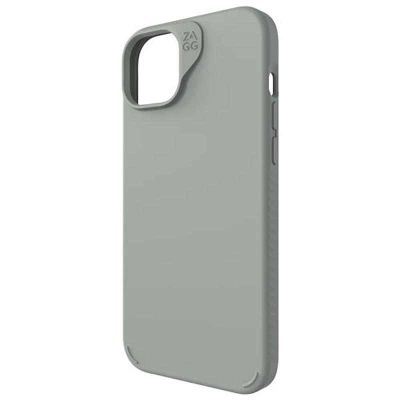 Étui rigide ajusté Manhattan Snap de ZAGG avec MagSafe pour iPhone 15 Plus - Sauge