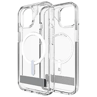 ZAGG Crystal Palace Snap Fitted Hard Shell Case with MagSafe for iPhone 15 - Clear