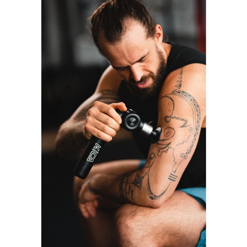 KICA Evo Professional Handheld Percussive Massage Device - Black