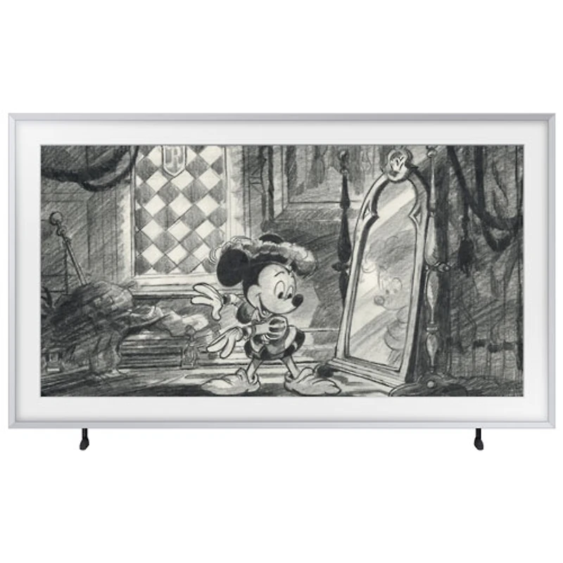 Téléviseur intelligent Tizen HDR QLED UHD 4K 75 po The Frame de Samsung (QN75LS03BSFXZC) - Édition Disney - 2023
