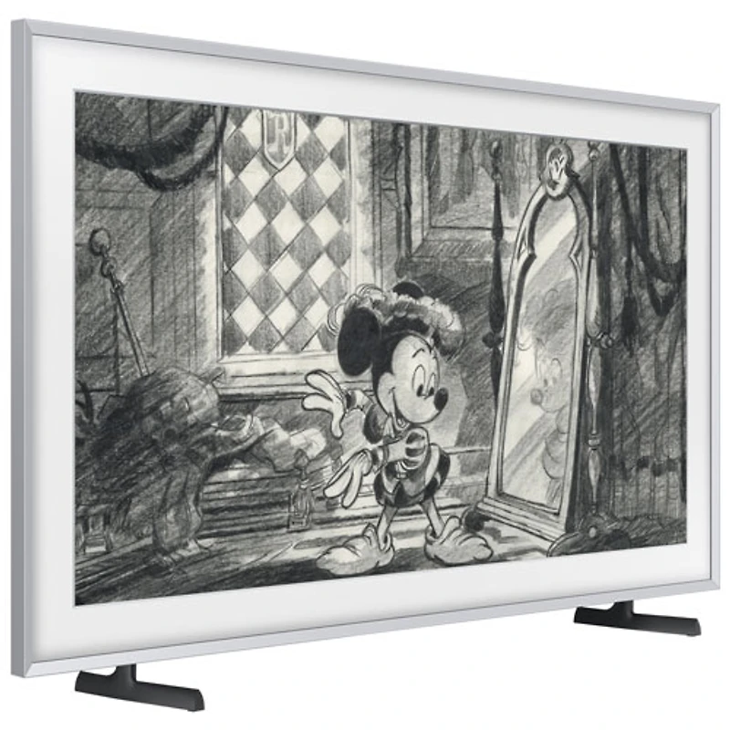 Téléviseur intelligent Tizen HDR QLED UHD 4K 75 po The Frame de Samsung (QN75LS03BSFXZC) - Édition Disney - 2023