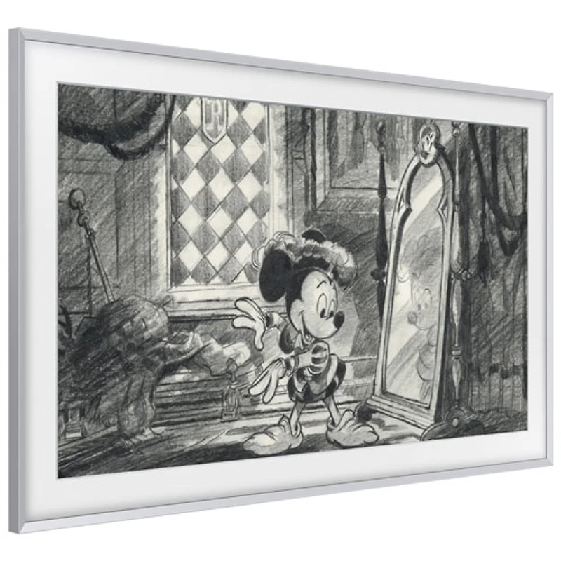 Téléviseur intelligent Tizen HDR QLED UHD 4K 75 po The Frame de Samsung (QN75LS03BSFXZC) - Édition Disney - 2023