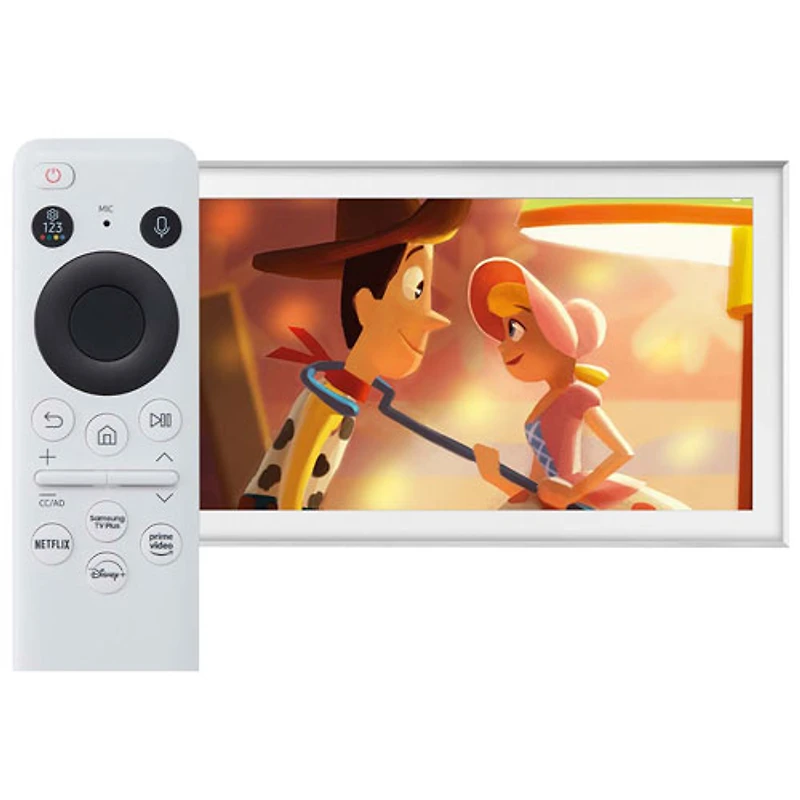 Téléviseur intelligent Tizen HDR QLED UHD 4K 75 po The Frame de Samsung (QN75LS03BSFXZC) - Édition Disney - 2023