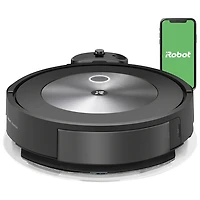 Aspirateur robot connecté Wi-Fi Roomba Combo j5 avec vadrouille d'iRobot - Graphite (j517020)