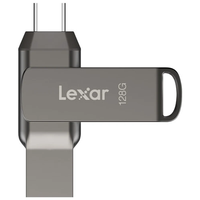 Clé USB 3.1 + USB-C de 128 Go Jump Drive Dual Drive D400 de Lexar