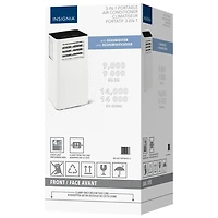 Climatiseur portatif d'Insignia - 14000 BTU (couverture de 400 pi²) - Télécommande - Blanc/Noir