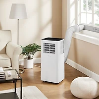 Climatiseur portatif d'Insignia - 14000 BTU (couverture de 400 pi²) - Télécommande - Blanc/Noir