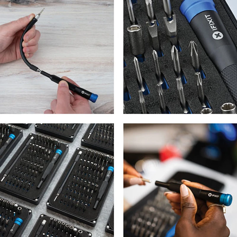 Ensemble de 64 embouts de réparation d'ordinateurs et d'appareils Mako d'iFixit