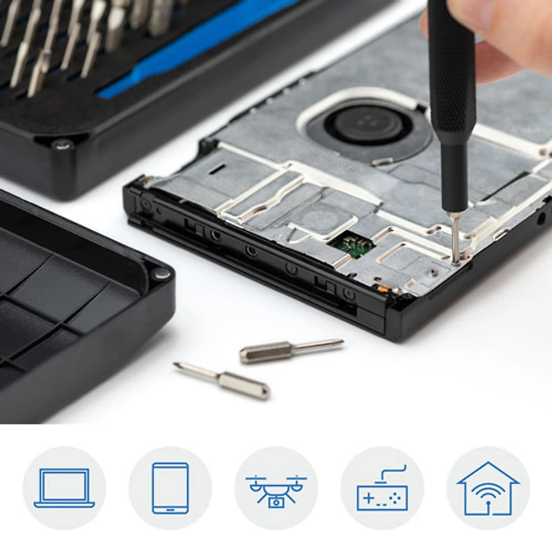 Ensemble de 64 embouts de réparation d'ordinateurs et d'appareils Mako d'iFixit