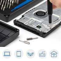 Ensemble de 64 embouts de réparation d'ordinateurs et d'appareils Mako d'iFixit