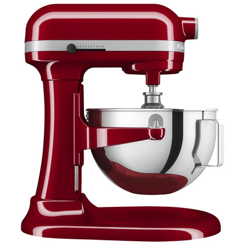 Batteur socle à bol relevable de KitchenAid - 5,5 pte - 500 W - Rouge empire