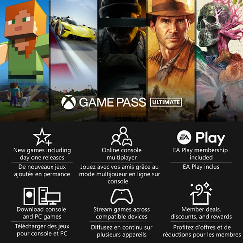 Xbox Game Pass Ultimate 3-Month Membership - Digital Download