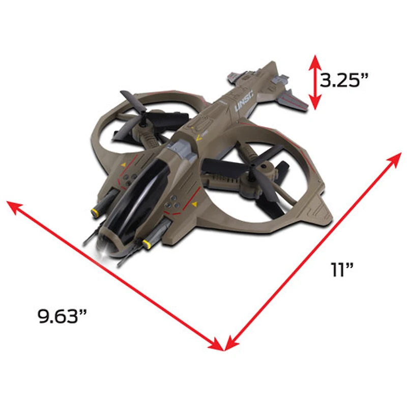 NKOK Halo Infinite AV-49 Wasp RC Flying Aircraft - Grey