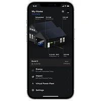 Tesla - Chargeur de véhicule électrique câblé universel à connecteur mural - Jusqu'à 48 A - 24 pi - Blanc
