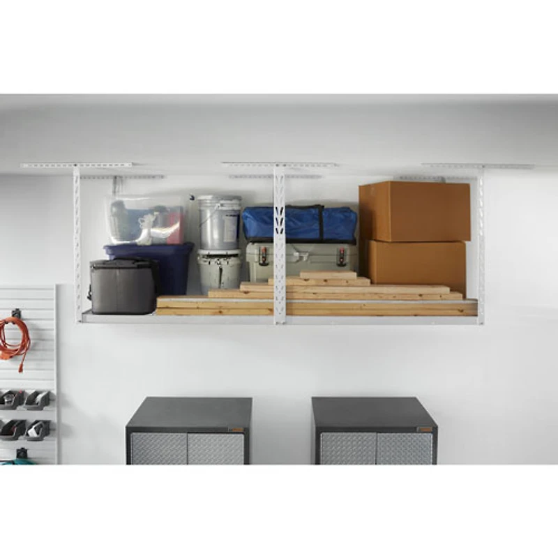 Tablette de rangement pour plafond de Gladiator (GALS28M2KW) - Blanc martelé