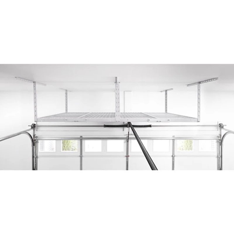 Tablette de rangement en acier robuste de Gladiator (GALS48M4JW) - Blanc martelé