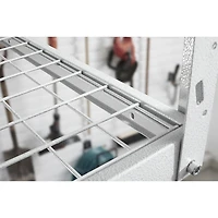 Tablette de rangement en acier robuste de Gladiator (GALS48M4JW) - Blanc martelé