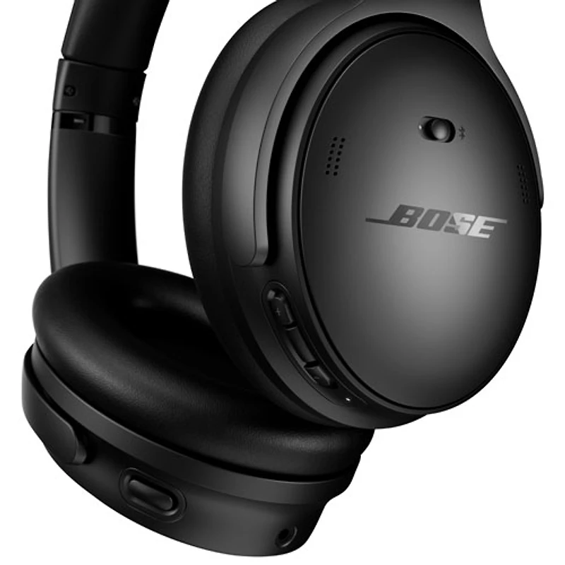 Casque d'écoute Bluetooth à suppression du bruit QuietComfort de Bose - Noir triple