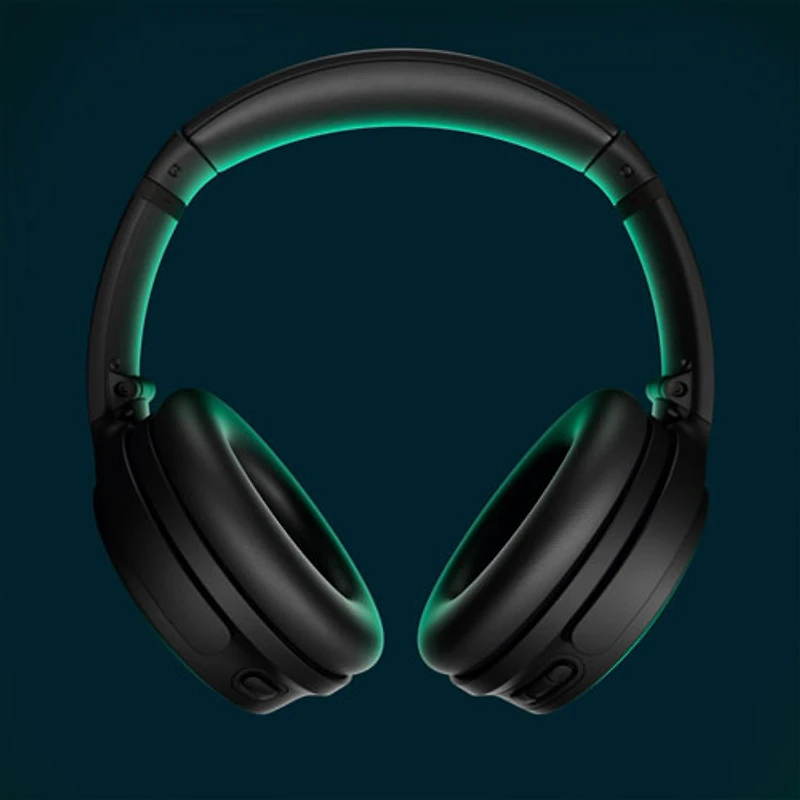 Casque d'écoute Bluetooth à suppression du bruit QuietComfort de Bose - Noir triple