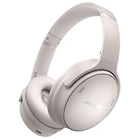 Casque d'écoute Bluetooth à suppression du bruit QuietComfort de Bose - Fumée blanche