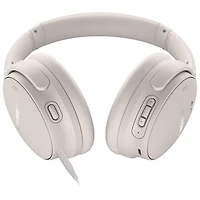 Casque d'écoute Bluetooth à suppression du bruit QuietComfort de Bose - Fumée blanche