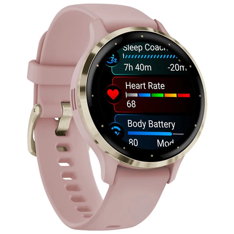 Garmin Venu 3S 41mm Bluetooth Smartwatch - Dust Rose