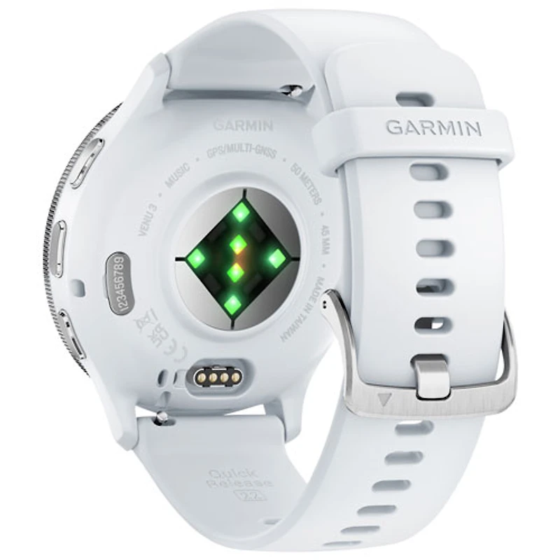 Garmin Venu 3 45mm Bluetooth Smartwatch - White