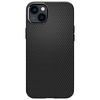 Spigen AirGrip Fitted Soft Shell Case for iPhone 15 Plus - Matte Black