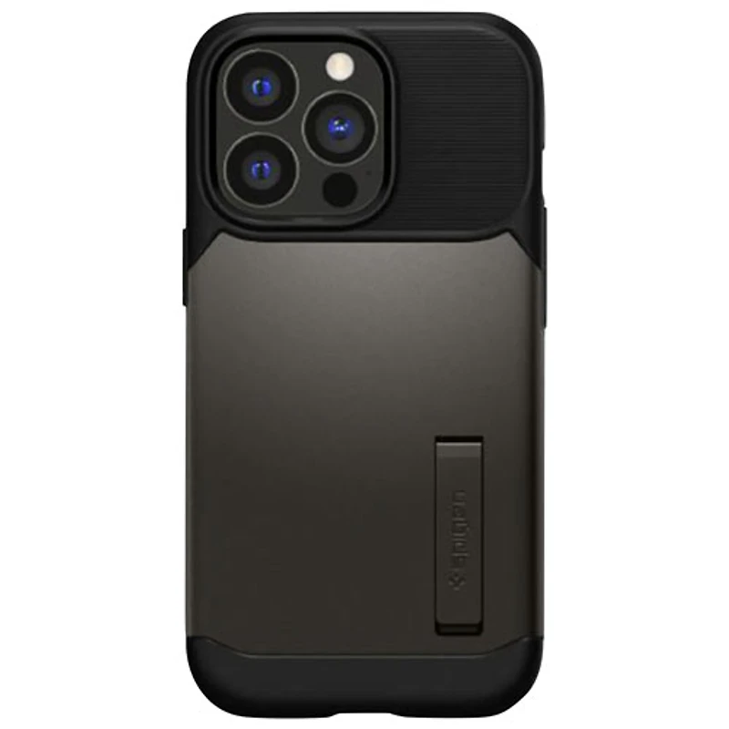 Spigen Slim Armor MagFit Fitted Hard Shell Case with MagSafe for iPhone 15 Pro - Gunmetal