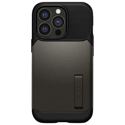 Spigen Slim Armor MagFit Fitted Hard Shell Case with MagSafe for iPhone 15 Pro - Gunmetal