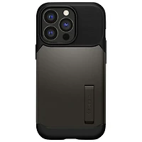 Spigen Slim Armor MagFit Fitted Hard Shell Case with MagSafe for iPhone 15 Pro - Gunmetal