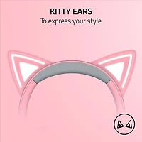 Razer Kraken Kitty V2 Edition Gaming Headset with Microphone - Quartz