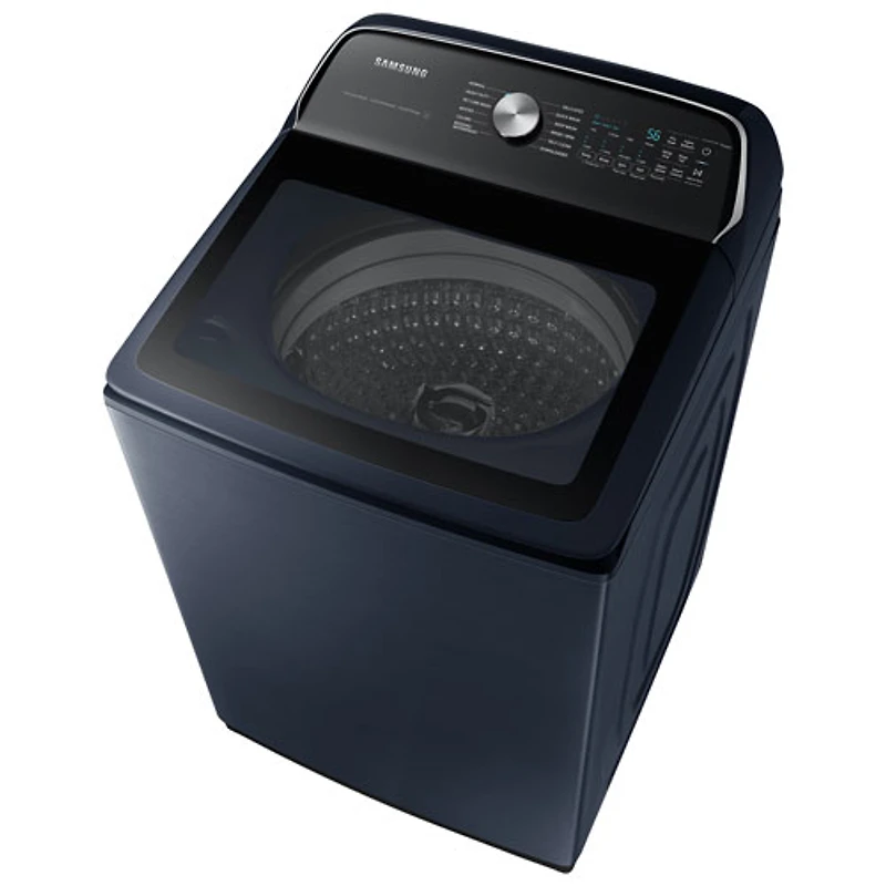 Laveuse à chargement par le haut avec agitateur 6,1 pi³ de Samsung (WA53CG7155ADA4) - Bleu marine brossé
