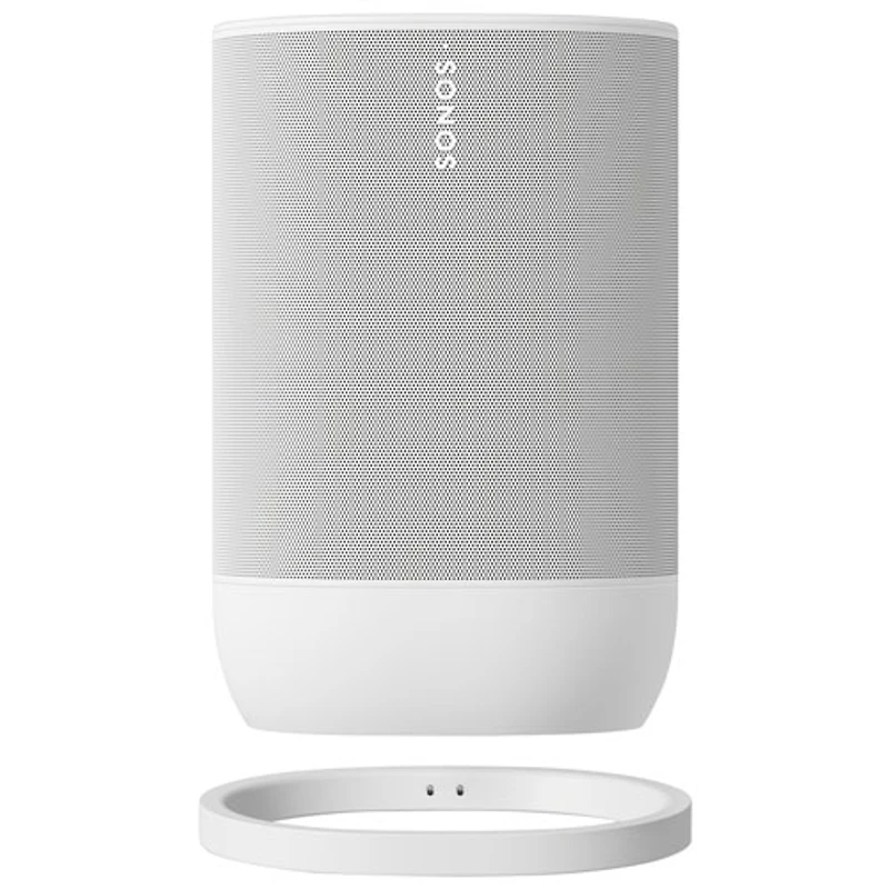 Haut-parleur intelligent portatif durable Move 2 de Sonos - Blanc