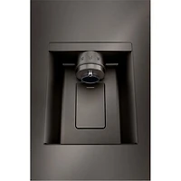 Réfrigérateur à deux portes 25,5 pi³ 36 po avec distributeur d'eau et de glaçons de LG (LRYXC2606D) - Inox noir