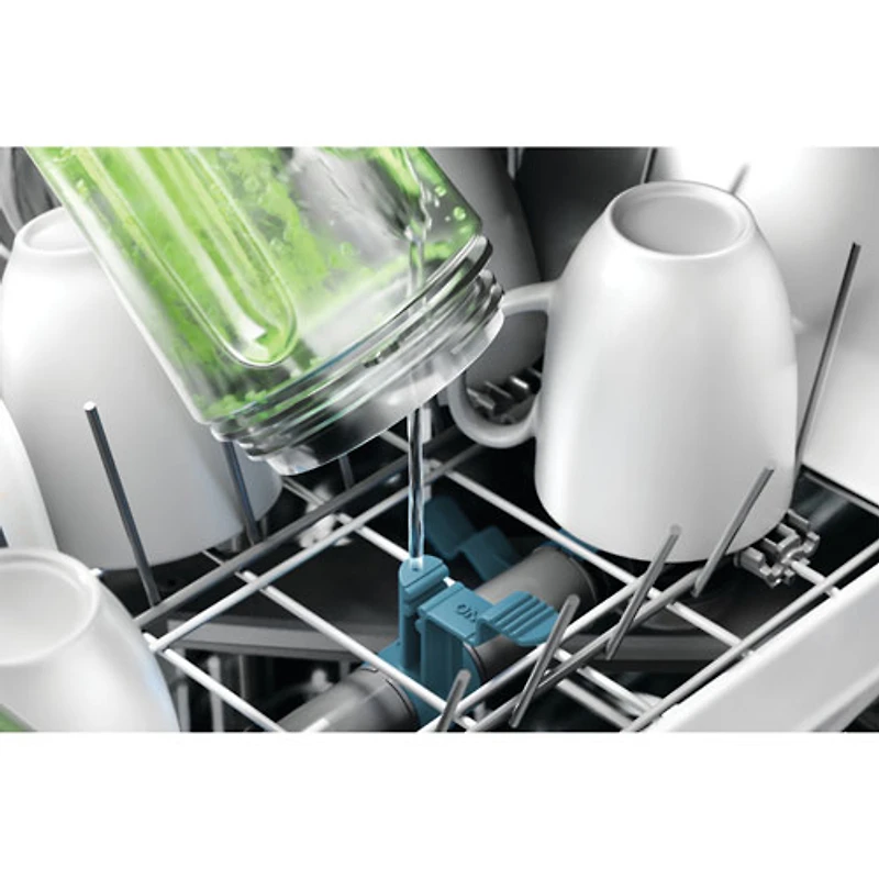 Lave-vaisselle encastrable 24 po 47 dB avec cuve en acier inoxydable et 3e panier de Frigidaire (GDSH4715AF) - Inox