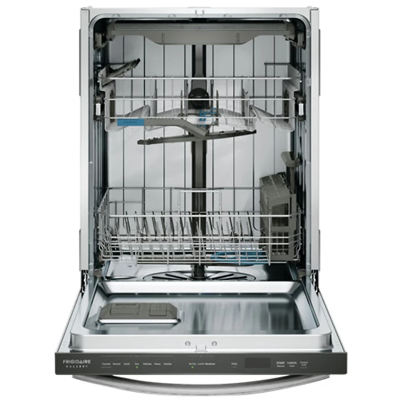 Lave-vaisselle encastrable 24 po 47 dB avec cuve en acier inoxydable et 3e panier de Frigidaire (GDSH4715AF) - Inox