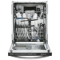 Lave-vaisselle encastrable 24 po 47 dB avec cuve en acier inoxydable et 3e panier de Frigidaire (GDSH4715AF) - Inox