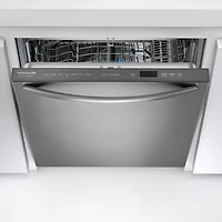 Lave-vaisselle encastrable 24 po 47 dB avec cuve en acier inoxydable et 3e panier de Frigidaire (GDSH4715AF) - Inox