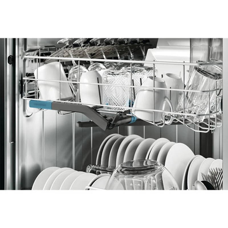 Lave-vaisselle encastrable 24 po 47 dB avec cuve en acier inoxydable et 3e panier de Frigidaire (GDSH4715AF) - Inox