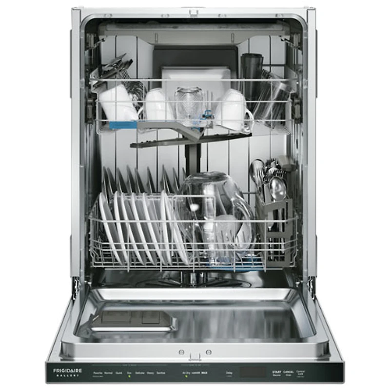 Lave-vaisselle encastrable 24 po 47 dB avec cuve en acier inoxydable et troisième panier Gallery de Frigidaire (GDSP4715AF) - Acier inoxydable