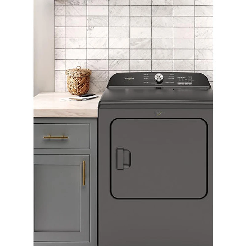 Whirlpool 7.0 Cu. Ft. Electric Dryer (YWED6150PB) - Volcano Black