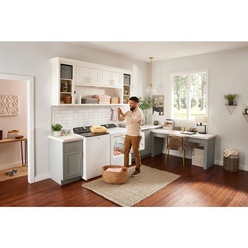 Whirlpool 7.0 Cu. Ft. Gas Dryer (WGD6150PW) - White